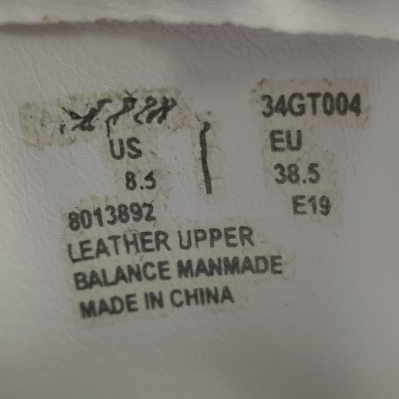 GOATS Slip On Sneakers Platform White Leather Hook Loop Chunky Women's 8.5 Retro - Picture 15 of 15